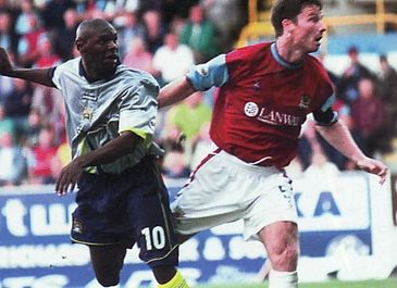 BURNLEY away 2001 to 02 goater 1st goala