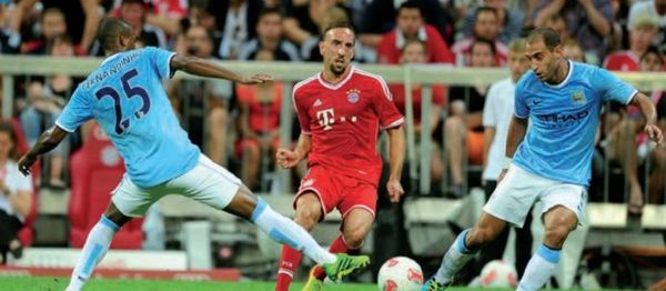 Bayern Munich audi cup 2013 to 14 action