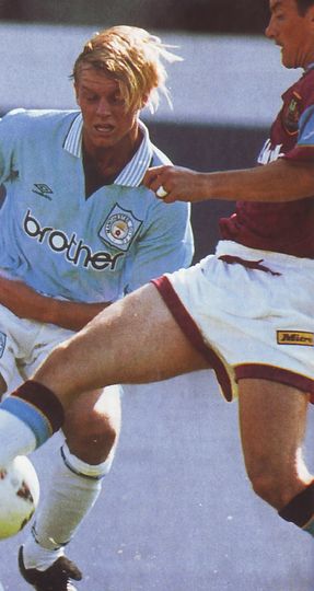 Burnley away friendly 1995 to 96 action