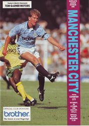 Manchester United v Coventry City    25-8-1990 