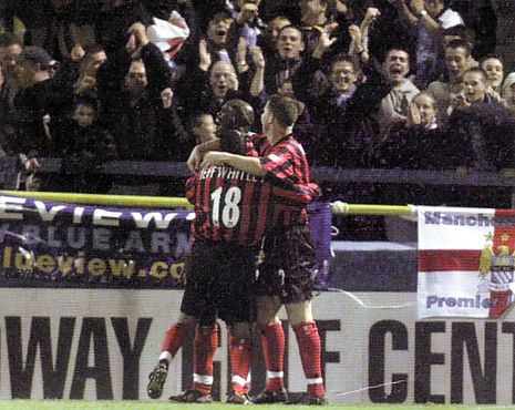 GILLinhgham away worthy cup 2000 to 01 2nd weah goal