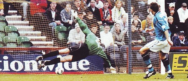 Preston away 2001 to 02 huckerby goalb