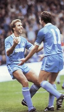 Wimbledon home 1986 to 87 baker goal celeb