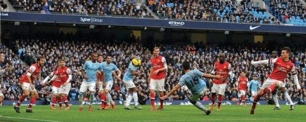 aguero citys 1st goal aguero citys 1st goal