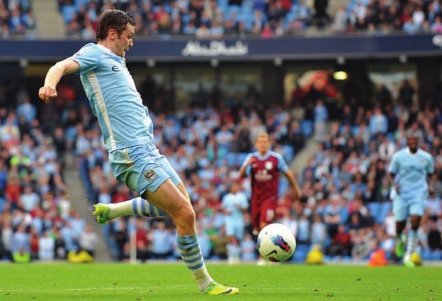 aston villa home 2011 to 12 johnson goal