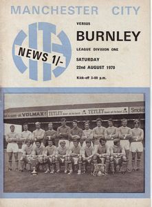 burnley home 1970-71 programme