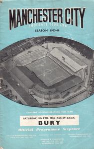 bury 1963-64 programme