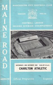 charlton home 1965-66 programme