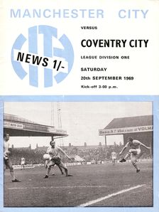 coventry home 1969-70 programme