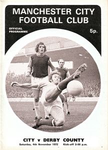 derby home 1972-73 programme