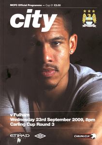 fulham home carling cup 2009 to 10 prog
