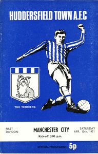huddersfield away 1970-71 programme