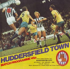 huddersfield away 1984 to 85 prog