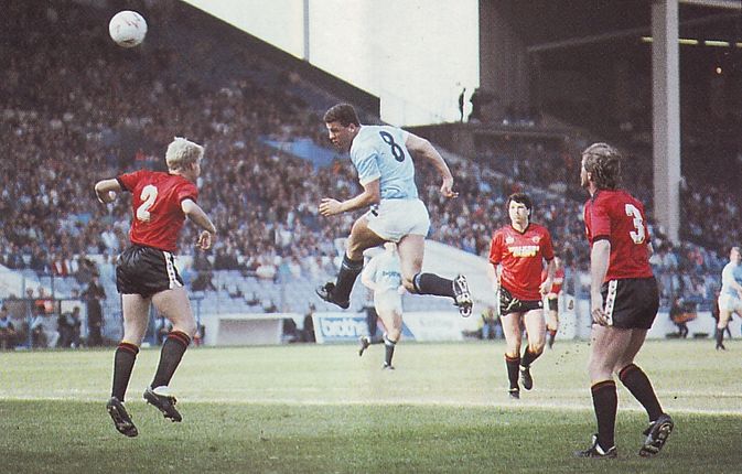 leicester home 1987 to 88 stewart makes it 1-1