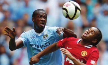 man united charity shield 2011 to 2012 action