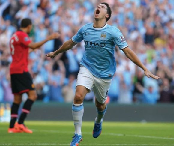 united home 2013 to 14 nasri goal