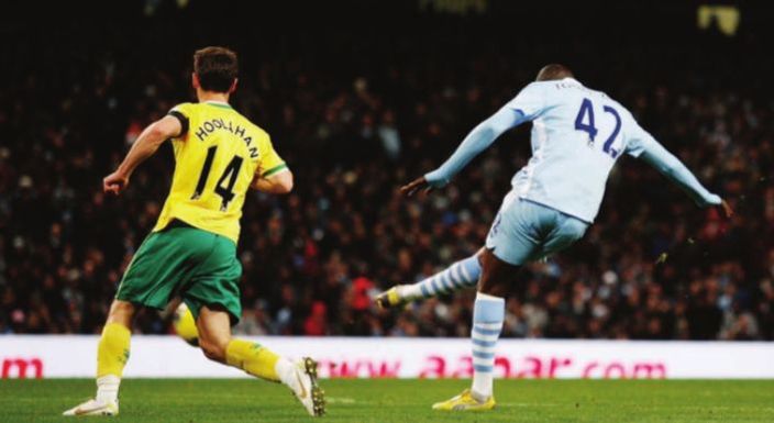 norwich home 2011 to 12 yaya goal