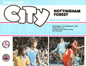 notts forest home 1980 to 81 prog