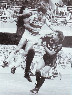 qpr away 1985 to 86 action