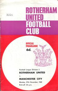 rotherham away 1964-65 programme
