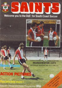 southampton away 1980 to 81 prog