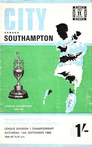 southampton home 1968 to 69 prog