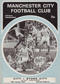 stoke home fa cup 1972 to 73 prog