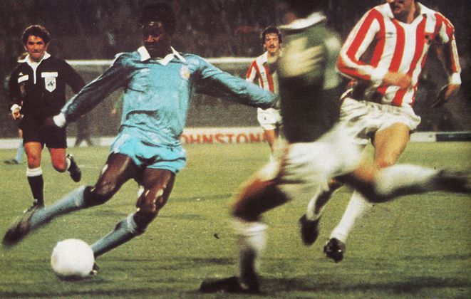 stoke home league cup 1980 to 81 1st bennett goal