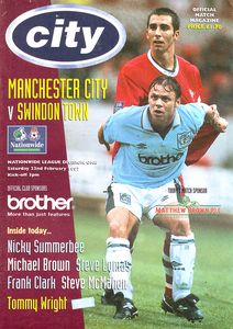 Manchester City Home Programmes 1996/97 