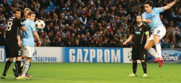 viktoria plzen home 2013 to 14 nasri goal