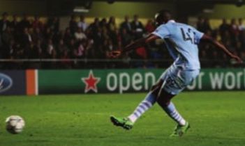 villereal away 2011 to 12 yaya 2nd goal