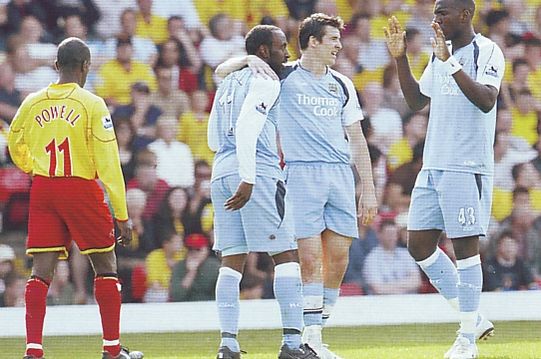 watford away 2006 to 07 vassell goal