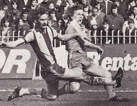 west brom home 1977 to 78 action