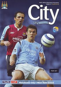 west ham home fa cup 2005 to 06 prog