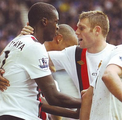 wigan away 2010 to 11 yaya goal