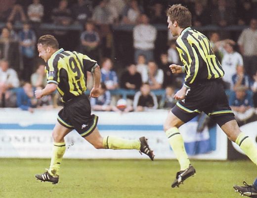 wigan away play off 1998 to 99 dickov goal