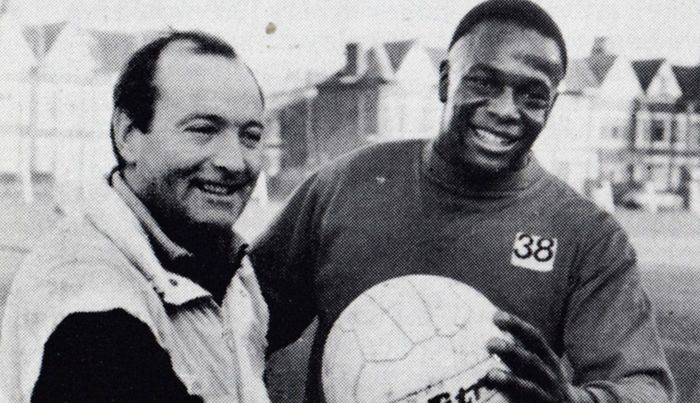 1988 to 89 jan 89 justin fashanu trains at city