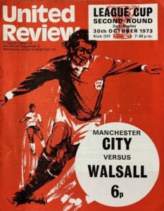 walsall league cup 2nd replay prog
