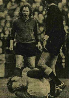 southampton away 1973 to 74 action