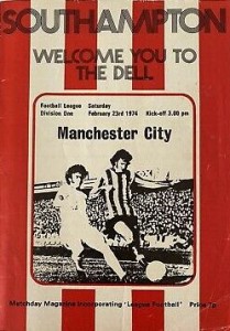 southampton away 1973 to 74 programme