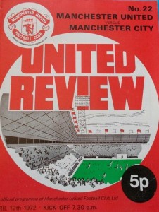 man utd away 1971 to 72 prog