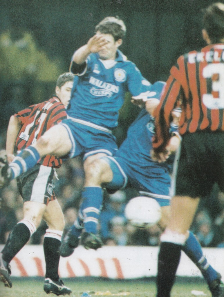 leicester away fa cup 1995 to 96 action9