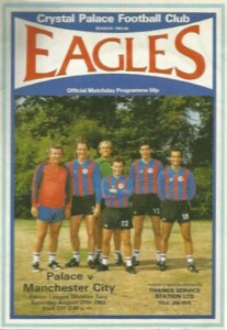 Crystal Palace away 1983 to 84 prog