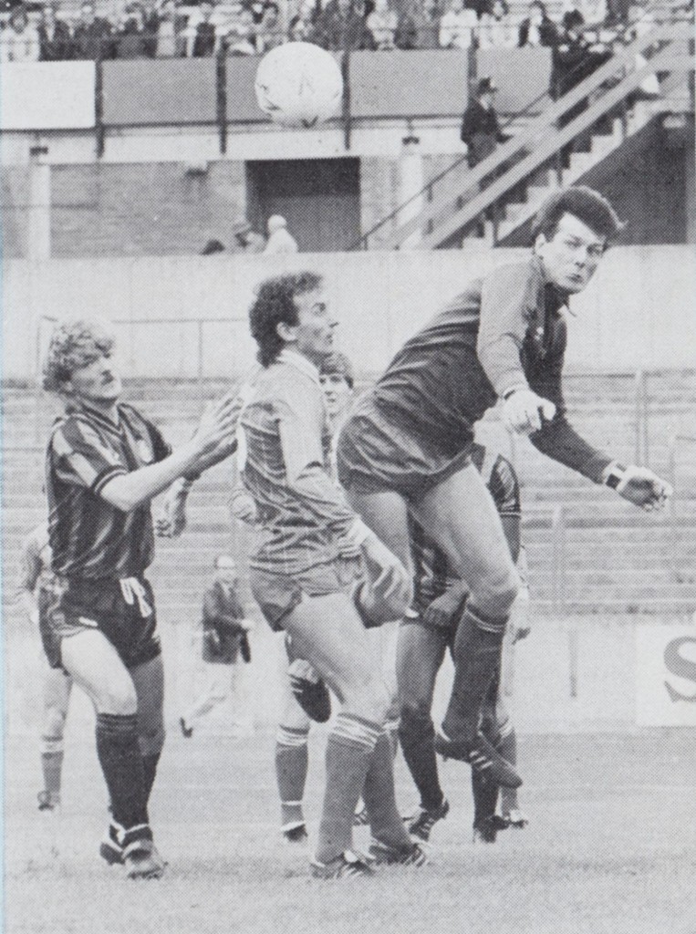 carlisl away 1983 to 84 action