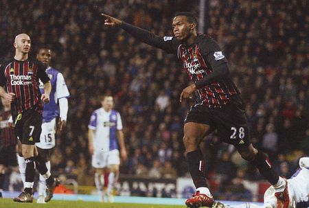 blackburn away 2008 to 09 sturridge goal celeb