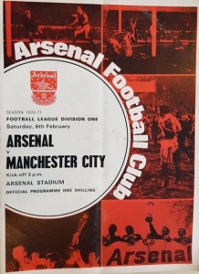 arsenal away 1970 to 71 prog