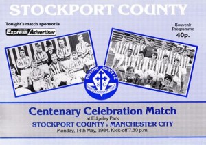stockport away 1983 to 84 prog