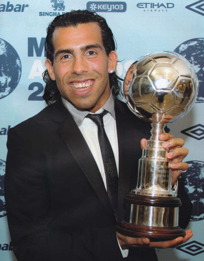 2009 to 10 tevez city player of the year