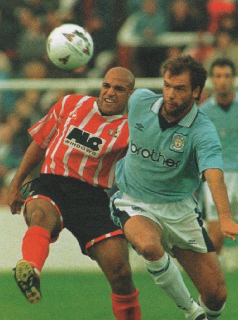 Exeter friendly 1996 to 97 action2