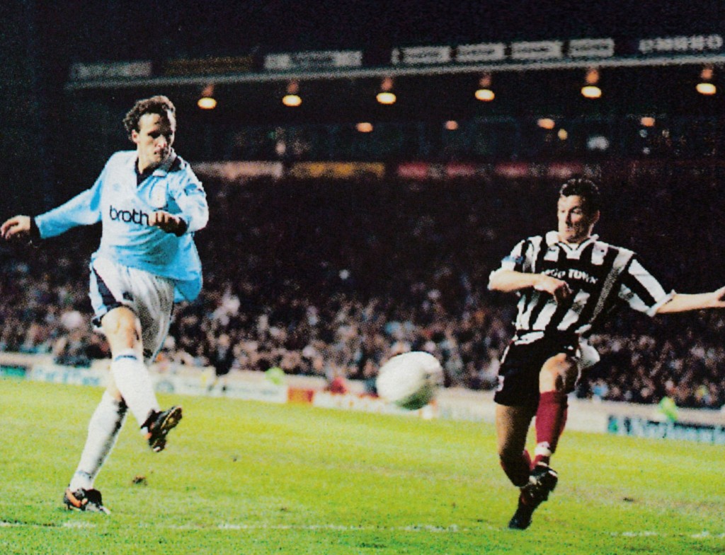 grimsby home 1996 to 97 2nd summerbee goal